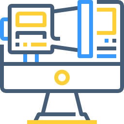 Онлайн маркетинг иконка