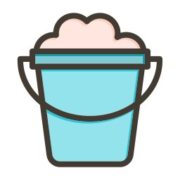 Sand bucket icon