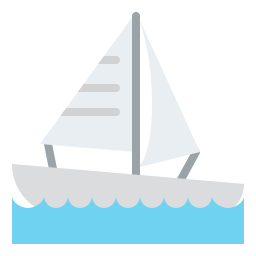 Sail boat icon