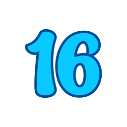 número 16 Ícone