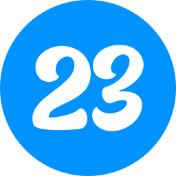 Number 23 icon