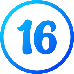 número 16 Ícone