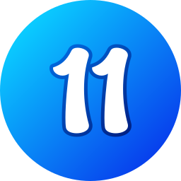 Number 11 icon