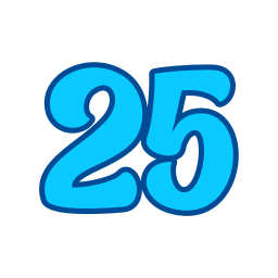 número 25 Ícone