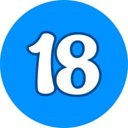 numéro 18 Icône