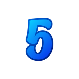 숫자 5 icon