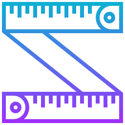 Measuring tape icon