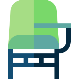 Desk chair icon