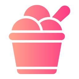 Ice cream cup icon