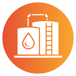 raffinerie de pétrole Icône