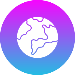 Planet earth icon