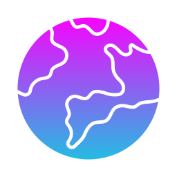 Planet earth icon