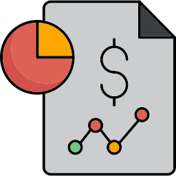 Finance report icon