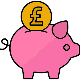 Piggy bank icon