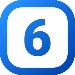 Number 6 icon