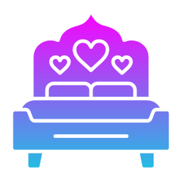 Double bed icon