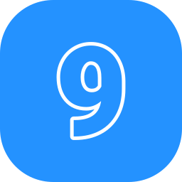 Number 9 icon