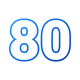 80 Ícone