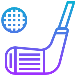 Golf stick icon