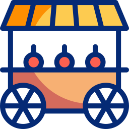 Food cart icon