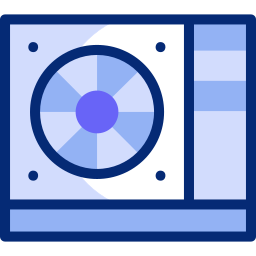 Air source heat pump icon