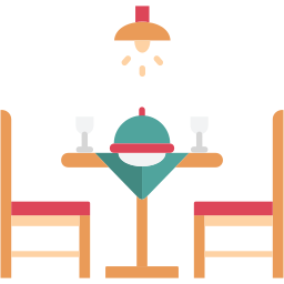 Dinner table icon