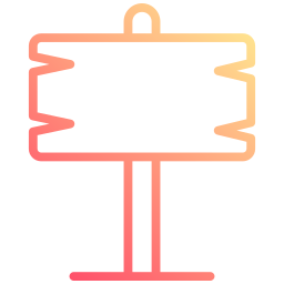 panneau de signalisation Icône