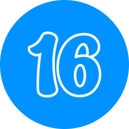 número 16 Ícone