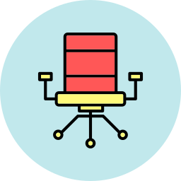 Office chair icon