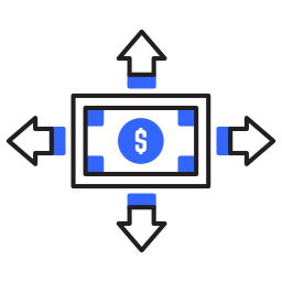 fluxo de caixa Ícone