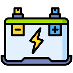 Car battery icon