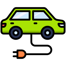 Electric car icon