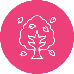 Autumn tree icon