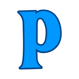 文字p icon