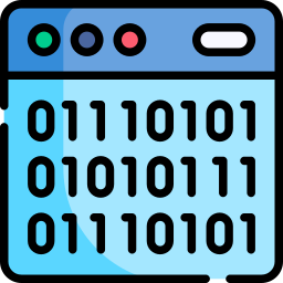 Binary code icon