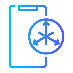 Accelerometer sensor icon