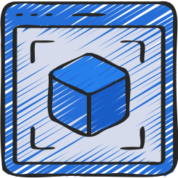 Cube 3d icon