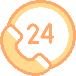 24 hours support icon