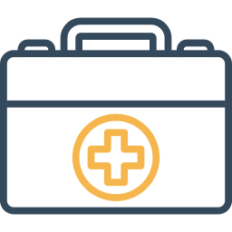 Medical box icon