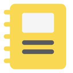 Spring notebook icon