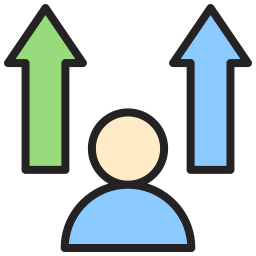 l'amélioration personnelle Icône