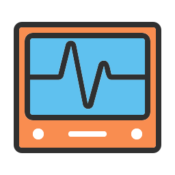 Heart monitor icon