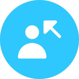 Diagonal arrow icon