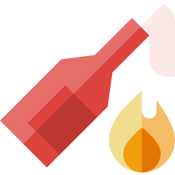 Molotov cocktail icon