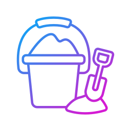 Sand bucket icon