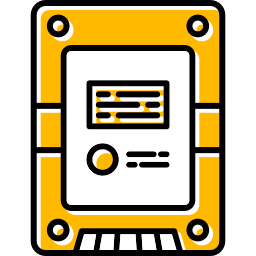 Solid state drive icon