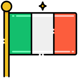 bandeira italiana Ícone