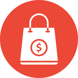 Shopper bag icon