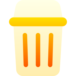 Trash bin icon