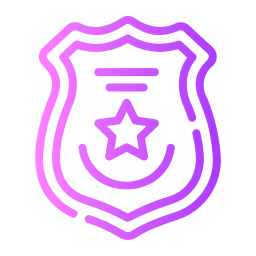 distintivo de polícia Ícone